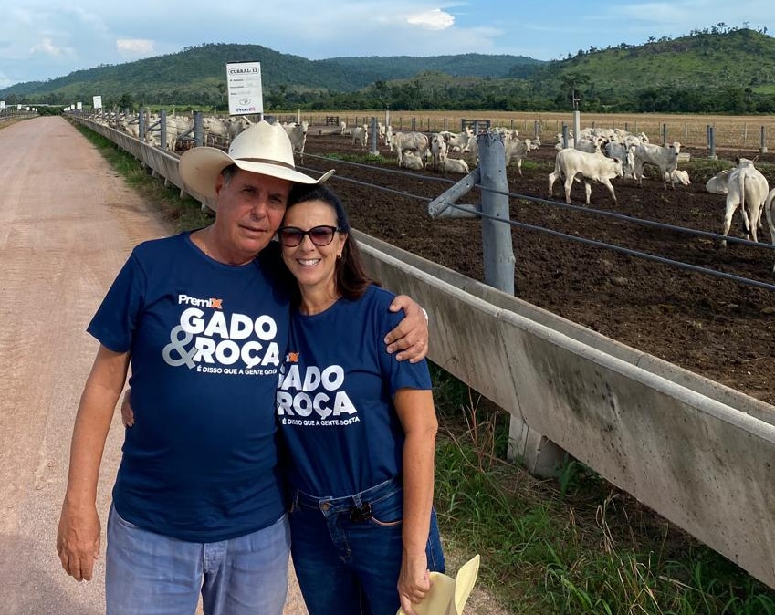 Fazenda Patropi conquista premiações no Circuito Nelore | Alexandre Rosa Vilela e a esposa, Eliana Vilela