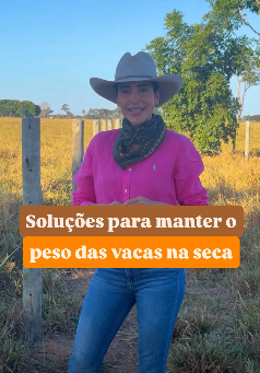 Premix & Carmen Perez: dicas sobre vacas perdendo peso na seca