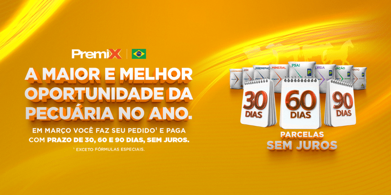 Premix lança campanha com pagamento em 30, 60 e 90 dias sem juros para pecuaristas | Blog Premix