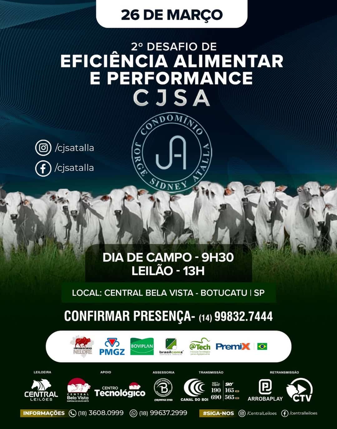 2º Desafio de Eficiência Alimentar e Performance CJSA