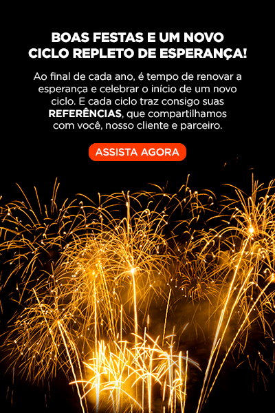 Desejamos boas festas e um novo ano repleto de referências positivas